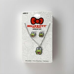 🔥Hello Kitty And Friends Jewelry Set 2-Piece Keroppi BNWT🔥